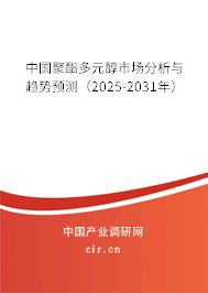 中國(guó)聚酯多元醇市場(chǎng)分析與趨勢(shì)預(yù)測(cè)（2025-2031年）