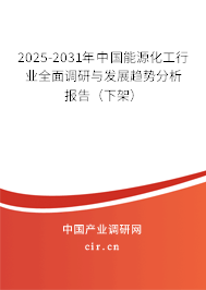 2025-2031年中國能源化工行業(yè)全面調(diào)研與發(fā)展趨勢分析報告(下架) 2025-2031年中國能源化工行業(yè)全面調(diào)研與發(fā)展趨勢分析報告(下架)
