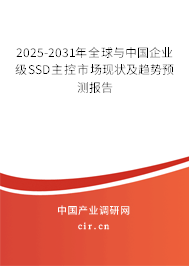 2025-2031年全球與中國企業(yè)級SSD主控市場現(xiàn)狀及趨勢預(yù)測報告 2025-2031年全球與中國企業(yè)級SSD主控市場現(xiàn)狀及趨勢預(yù)測報告