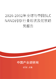 2026-2032年全球與中國SLC NAND閃存行業(yè)現(xiàn)狀及前景趨勢報告