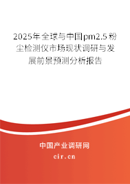 2025年全球與中國(guó)pm2.5粉塵檢測(cè)儀市場(chǎng)現(xiàn)狀調(diào)研與發(fā)展前景預(yù)測(cè)分析報(bào)告