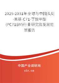 2025-2031年全球與中國[6,6]-苯基-C71-丁酸甲酯(PC71BM)行業(yè)研究及發(fā)展前景報(bào)告
