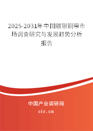 2025-2031年中國鍍銀銅帶市場調查研究與發(fā)展趨勢分析報告 2025-2031年中國鍍銀銅帶市場調查研究與發(fā)展趨勢分析報告