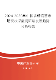 2024-2030年中國多糖疫苗市場現(xiàn)狀深度調(diào)研與發(fā)展趨勢分析報告 2024-2030年中國多糖疫苗市場現(xiàn)狀深度調(diào)研與發(fā)展趨勢分析報告