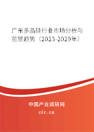 廣東多晶硅行業(yè)市場分析與前景趨勢（2023-2029年）