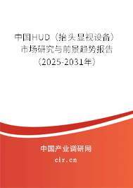 中國HUD(抬頭顯視設(shè)備)市場研究與前景趨勢報告(2025-2031年) 中國HUD(抬頭顯視設(shè)備)市場研究與前景趨勢報告(2025-2031年)