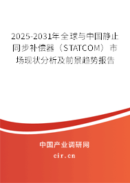 2025-2031年全球與中國靜止同步補償器(STATCOM)市場現(xiàn)狀分析及前景趨勢報告 2025-2031年全球與中國靜止同步補償器(STATCOM)市場現(xiàn)狀分析及前景趨勢報告
