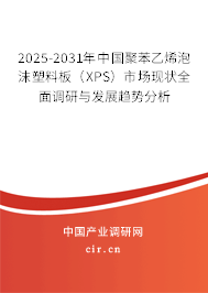 2025-2031年中國(guó)聚苯乙烯泡沫塑料板(XPS)市場(chǎng)現(xiàn)狀全面調(diào)研與發(fā)展趨勢(shì)分析 2025-2031年中國(guó)聚苯乙烯泡沫塑料板(XPS)市場(chǎng)現(xiàn)狀全面調(diào)研與發(fā)展趨勢(shì)分析