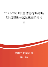 2025-2031年立體停車場(chǎng)市場(chǎng)現(xiàn)狀調(diào)研分析及發(fā)展前景報(bào)告