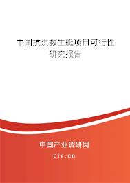 中國抗洪救生艇項目可行性研究報告 中國抗洪救生艇項目可行性研究報告