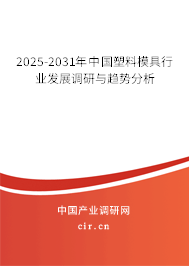 2025-2031年中國塑料模具行業(yè)發(fā)展調(diào)研與趨勢分析 2025-2031年中國塑料模具行業(yè)發(fā)展調(diào)研與趨勢分析