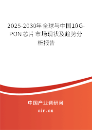 2025-2030年全球與中國(guó)10G-PON芯片市場(chǎng)現(xiàn)狀及趨勢(shì)分析報(bào)告 2025-2030年全球與中國(guó)10G-PON芯片市場(chǎng)現(xiàn)狀及趨勢(shì)分析報(bào)告
