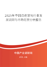 2025年中國白色家電行業(yè)發(fā)展調(diào)研與市場前景分析報告