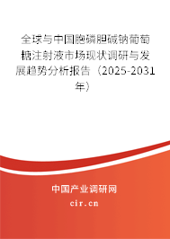 全球與中國胞磷膽堿鈉葡萄糖注射液市場現(xiàn)狀調(diào)研與發(fā)展趨勢分析報告(2025-2031年) 全球與中國胞磷膽堿鈉葡萄糖注射液市場現(xiàn)狀調(diào)研與發(fā)展趨勢分析報告(2025-2031年)