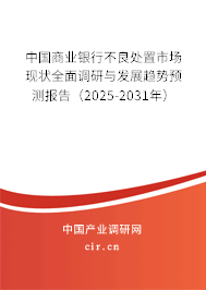中國(guó)商業(yè)銀行不良處置市場(chǎng)現(xiàn)狀全面調(diào)研與發(fā)展趨勢(shì)預(yù)測(cè)報(bào)告（2025-2031年）