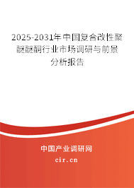 2025-2031年中國(guó)復(fù)合改性聚醚醚酮行業(yè)市場(chǎng)調(diào)研與前景分析報(bào)告 2025-2031年中國(guó)復(fù)合改性聚醚醚酮行業(yè)市場(chǎng)調(diào)研與前景分析報(bào)告