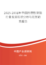 2025-2031年中國熱塑性聚酯行業(yè)發(fā)展現(xiàn)狀分析與前景趨勢報(bào)告 2025-2031年中國熱塑性聚酯行業(yè)發(fā)展現(xiàn)狀分析與前景趨勢報(bào)告