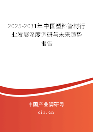 2025-2031年中國塑料管材行業(yè)發(fā)展深度調研與未來趨勢報告