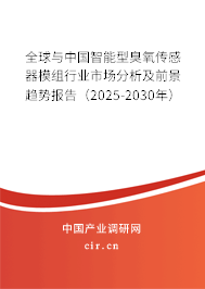 全球與中國(guó)智能型臭氧傳感器模組行業(yè)市場(chǎng)分析及前景趨勢(shì)報(bào)告(2025-2030年) 全球與中國(guó)智能型臭氧傳感器模組行業(yè)市場(chǎng)分析及前景趨勢(shì)報(bào)告(2025-2030年)