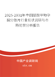 2025-2031年中國(guó)醋酸甲地孕酮分散片行業(yè)現(xiàn)狀調(diào)研與市場(chǎng)前景分析報(bào)告 2025-2031年中國(guó)醋酸甲地孕酮分散片行業(yè)現(xiàn)狀調(diào)研與市場(chǎng)前景分析報(bào)告