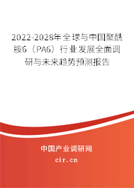 2022-2028年全球與中國(guó)聚酰胺6(PA6)行業(yè)發(fā)展全面調(diào)研與未來(lái)趨勢(shì)預(yù)測(cè)報(bào)告 2022-2028年全球與中國(guó)聚酰胺6(PA6)行業(yè)發(fā)展全面調(diào)研與未來(lái)趨勢(shì)預(yù)測(cè)報(bào)告
