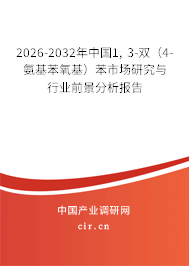 2026-2032年中國1, 3-雙（4-氨基苯氧基）苯市場研究與行業(yè)前景分析報告