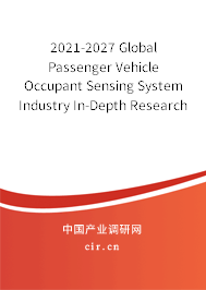 2021-2027 Global Passenger Vehicle Occupant Sensing System Industry In-Depth Research and Trends Report 2021-2027 Global Passenger Vehicle Occupant Sensing System Industry In-Depth Research and Trends Report