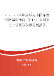 2025-2031年全球與中國布魯頓酪氨酸激酶(BTK)抑制劑行業(yè)現(xiàn)狀及前景分析報告 2025-2031年全球與中國布魯頓酪氨酸激酶(BTK)抑制劑行業(yè)現(xiàn)狀及前景分析報告