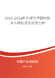 2025-2031年全球與中國電極夾市場現(xiàn)狀及前景分析 2025-2031年全球與中國電極夾市場現(xiàn)狀及前景分析