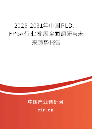 2025-2031年中國(guó)PLD、FPGA行業(yè)發(fā)展全面調(diào)研與未來(lái)趨勢(shì)報(bào)告