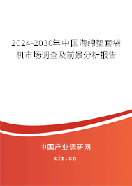 2024-2030年中國海綿墊套袋機(jī)市場調(diào)查及前景分析報告