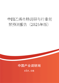 中國乙烯市場調(diào)研與行業(yè)前景預(yù)測(cè)報(bào)告（2025年版）