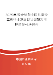 2025年版全球與中國兒童滑草板行業(yè)發(fā)展現(xiàn)狀調研及市場前景分析報告