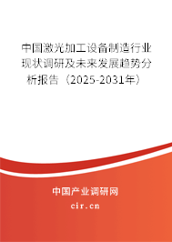 中國激光加工設(shè)備制造行業(yè)現(xiàn)狀調(diào)研及未來發(fā)展趨勢分析報告（2025-2031年）