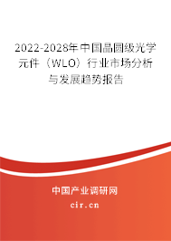 2022-2028年中國晶圓級(jí)光學(xué)元件(WLO)行業(yè)市場分析與發(fā)展趨勢報(bào)告 2022-2028年中國晶圓級(jí)光學(xué)元件(WLO)行業(yè)市場分析與發(fā)展趨勢報(bào)告