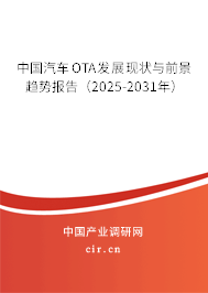 中國汽車OTA發(fā)展現(xiàn)狀與前景趨勢報告（2025-2031年）