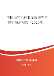 中國拋光機行業(yè)發(fā)展研究與趨勢預(yù)測報告(2025年) 中國拋光機行業(yè)發(fā)展研究與趨勢預(yù)測報告(2025年)