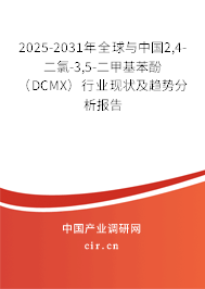 2025-2031年全球與中國(guó)2,4-二氯-3,5-二甲基苯酚(DCMX)行業(yè)現(xiàn)狀及趨勢(shì)分析報(bào)告 2025-2031年全球與中國(guó)2,4-二氯-3,5-二甲基苯酚(DCMX)行業(yè)現(xiàn)狀及趨勢(shì)分析報(bào)告