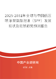 2025-2031年全球與中國低壓噴涂聚氨酯泡沫（SPF）發(fā)展現(xiàn)狀及前景趨勢預(yù)測報告