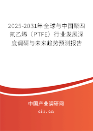 2025-2031年全球與中國聚四氟乙烯(PTFE)行業(yè)發(fā)展深度調(diào)研與未來趨勢預(yù)測報告 2025-2031年全球與中國聚四氟乙烯(PTFE)行業(yè)發(fā)展深度調(diào)研與未來趨勢預(yù)測報告
