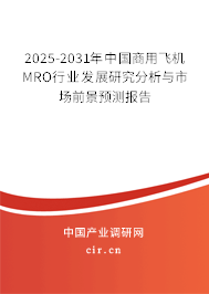 2025-2031年中國商用飛機(jī)MRO行業(yè)發(fā)展研究分析與市場(chǎng)前景預(yù)測(cè)報(bào)告