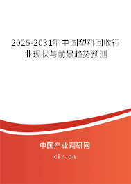 2025-2031年中國塑料回收行業(yè)現(xiàn)狀與前景趨勢預(yù)測 2025-2031年中國塑料回收行業(yè)現(xiàn)狀與前景趨勢預(yù)測