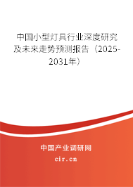 中國小型燈具行業(yè)深度研究及未來走勢預(yù)測報告(2025-2031年) 中國小型燈具行業(yè)深度研究及未來走勢預(yù)測報告(2025-2031年)