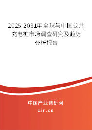 2025-2031年全球與中國公共充電樁市場調(diào)查研究及趨勢分析報告