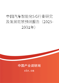 中國汽車智能化5G行業(yè)研究及發(fā)展前景預測報告(2025-2031年) 中國汽車智能化5G行業(yè)研究及發(fā)展前景預測報告(2025-2031年)