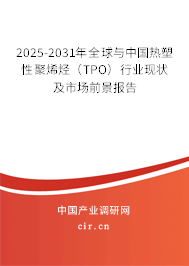 2025-2031年全球與中國熱塑性聚烯烴(TPO)行業(yè)現(xiàn)狀及市場前景報(bào)告 2025-2031年全球與中國熱塑性聚烯烴(TPO)行業(yè)現(xiàn)狀及市場前景報(bào)告