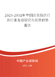 2025-2031年中國應急指示燈具行業(yè)發(fā)展研究與前景趨勢報告