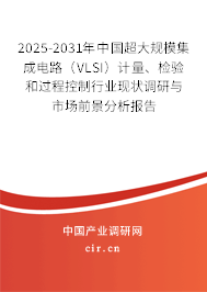 2025-2031年中國超大規(guī)模集成電路（VLSI）計(jì)量、檢驗(yàn)和過程控制行業(yè)現(xiàn)狀調(diào)研與市場前景分析報(bào)告