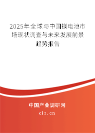 2025年全球與中國鎂電池市場現(xiàn)狀調(diào)查與未來發(fā)展前景趨勢報告 2025年全球與中國鎂電池市場現(xiàn)狀調(diào)查與未來發(fā)展前景趨勢報告