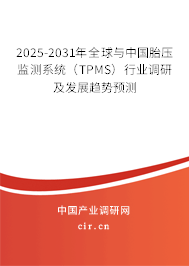 2025-2031年全球與中國胎壓監(jiān)測系統(tǒng)(TPMS)行業(yè)調(diào)研及發(fā)展趨勢預測 2025-2031年全球與中國胎壓監(jiān)測系統(tǒng)(TPMS)行業(yè)調(diào)研及發(fā)展趨勢預測